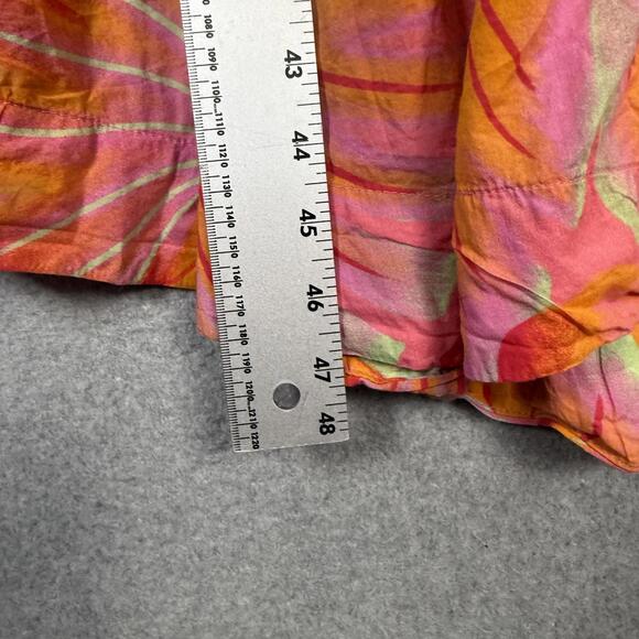 Farm Rio Anthropologie Bright Forest Midi Dress Size L Orig. $220 - Picture 7 of 12